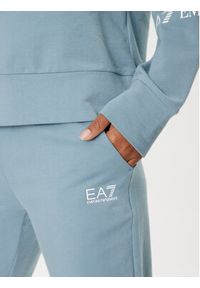 EA7 Emporio Armani Dres 8NTV52 TJTXZ 1533 Niebieski Regular Fit. Kolor: niebieski. Materiał: bawełna #3