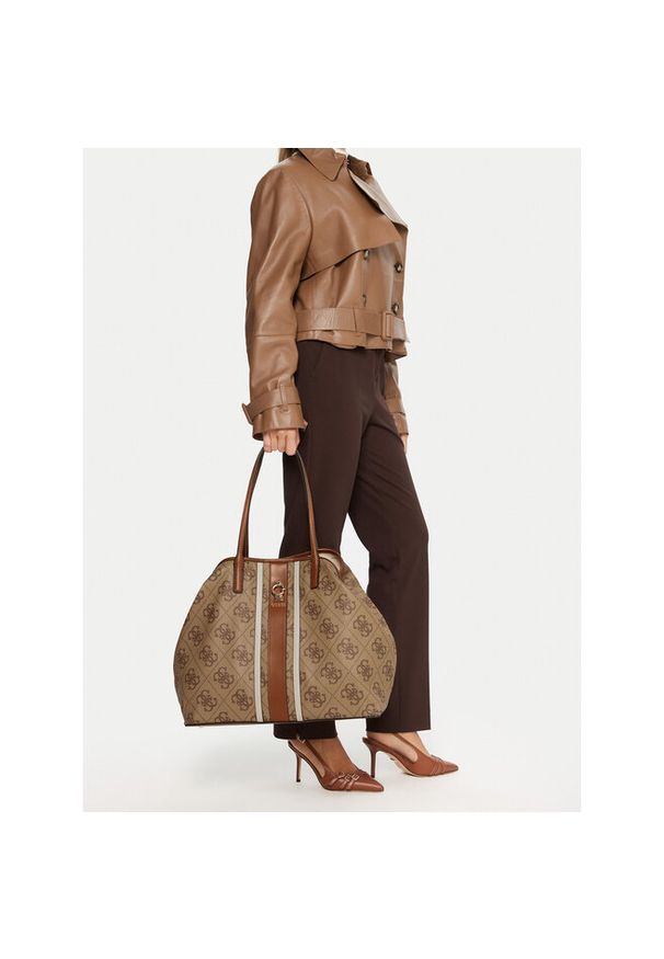 Torebka Guess. Kolor: brązowy