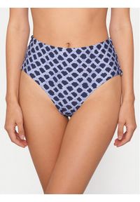 Seafolly Dół od bikini Marseille 40646-301 Granatowy. Kolor: niebieski. Materiał: syntetyk #1