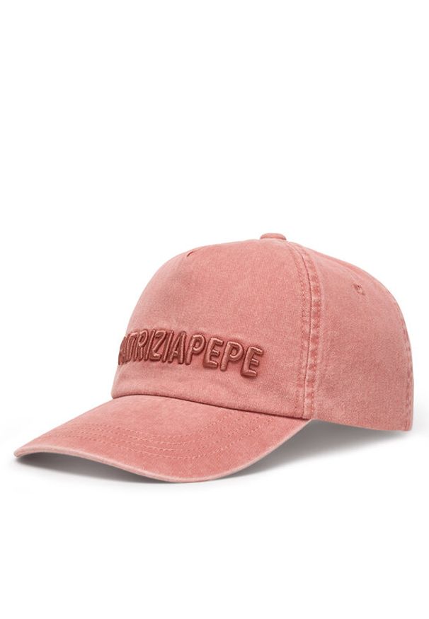Patrizia Pepe Czapka z daszkiem 8F0108/A708-R884 Różowy. Kolor: różowy. Materiał: bawełna