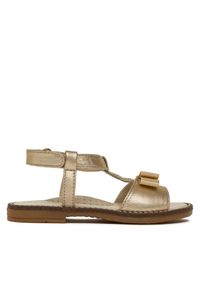 TOMMY HILFIGER - Sandały Tommy Hilfiger. Kolor: złoty #1