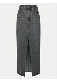 Levi's® Spódnica jeansowa A7512-0003 Czarny Regular Fit. Kolor: czarny. Materiał: bawełna #7