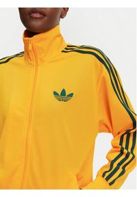 Adidas - adidas Bluza adicolor Classic Firebird JP2300 Żółty Loose Fit. Kolor: żółty. Materiał: syntetyk #4