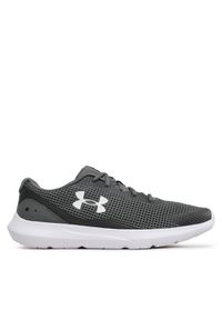 Under Armour Buty do biegania UA Surge 3 3024883-102 Szary. Kolor: szary. Materiał: materiał