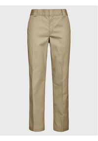 Dickies Spodnie materiałowe Work DK0A4XK9KHK Beżowy Slim Fit. Kolor: beżowy. Materiał: bawełna