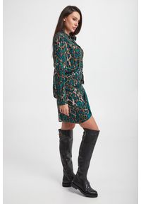 Pinko - Sukienka w panterkę Alix PINKO. Wzór: motyw zwierzęcy #6
