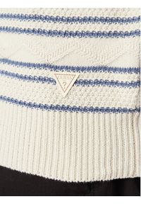 Guess Sweter M6YR15 Z0920 Kremowy Regular Fit. Kolor: kremowy. Materiał: bawełna #3
