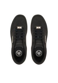 Plein Sport Sneakersy FAES USC0796 SLE004N Czarny. Kolor: czarny. Materiał: skóra