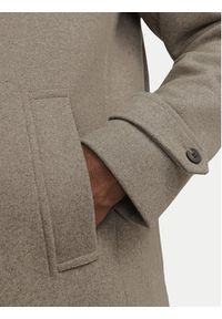 Jack & Jones Płaszcz wełniany Melton 12258672 Beżowy Regular Fit. Kolor: beżowy. Materiał: syntetyk, wełna #6
