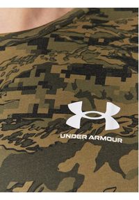Under Armour T-Shirt 1357727 Khaki Loose Fit. Kolor: brązowy. Materiał: bawełna #3