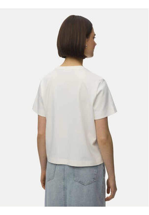 Vero Moda T-Shirt Sara 10311633 Biały Regular Fit. Kolor: biały. Materiał: bawełna