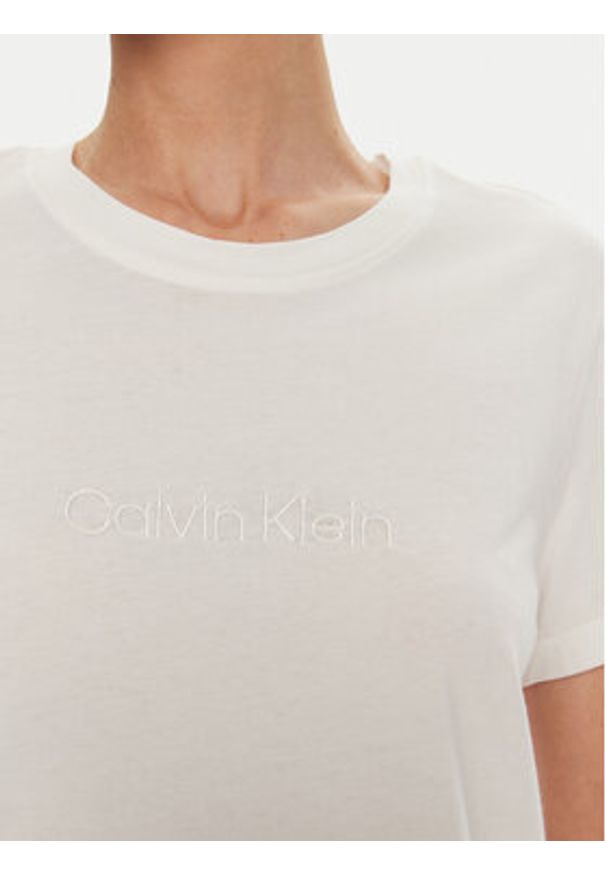 Calvin Klein Underwear T-Shirt 000QS7328E Biały Regular Fit. Kolor: biały. Materiał: bawełna