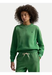 Polo Ralph Lauren Bluza 211971697502 Zielony Relaxed Fit. Typ kołnierza: polo. Kolor: zielony. Materiał: bawełna #1