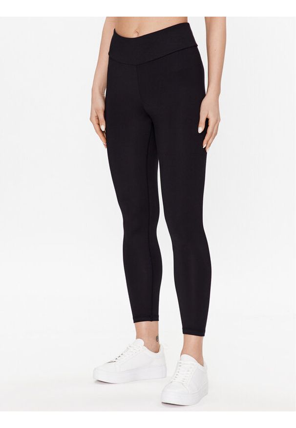 DKNY Sport Legginsy DP2P3191 Czarny Classic Fit. Kolor: czarny. Materiał: syntetyk. Styl: sportowy