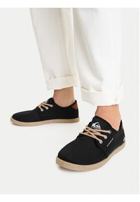 Quiksilver Espadryle CWBEO-WAVESTRIDE-02 Czarny. Kolor: czarny. Materiał: materiał #9