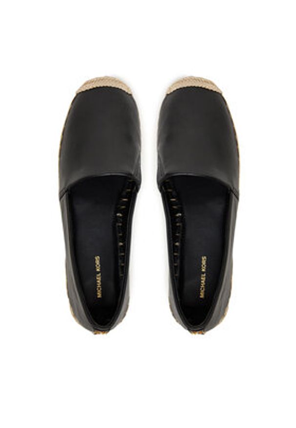 MICHAEL Michael Kors Espadryle Lynn 40S5LYFP1L Czarny. Kolor: czarny. Materiał: skóra