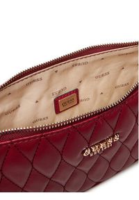 Guess Torebka Valla Mini HWQG81 22720 Czerwony. Kolor: czerwony. Materiał: skórzane