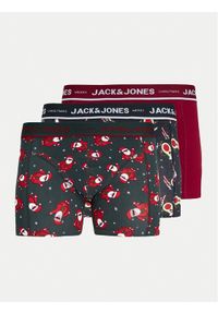 Jack & Jones Komplet 3 par bokserek Merry X-Mas 12266602 Kolorowy. Materiał: bawełna. Wzór: kolorowy