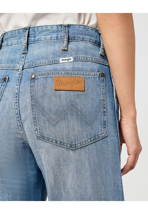 Wrangler - DAMSKIE SPODNIE WRANGLER SPAT LOOSE GREEN WASH 112362780