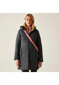 Regatta - Płaszcz damski zimowy ocieplany Andria. Kolor: szary. Materiał: syntetyk, puch. Sezon: zima. Sport: turystyka piesza #1
