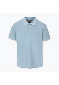 PITBULL - Koszulka polo męska Pitbull Washed Polo. Typ kołnierza: polo. Kolor: niebieski