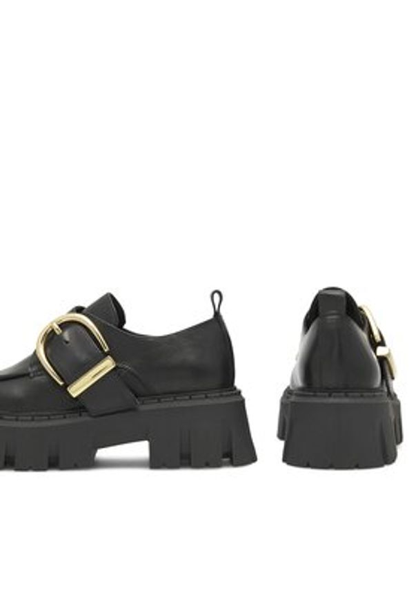 Badura Loafersy CECILE-24SS300 Czarny. Kolor: czarny. Materiał: skóra