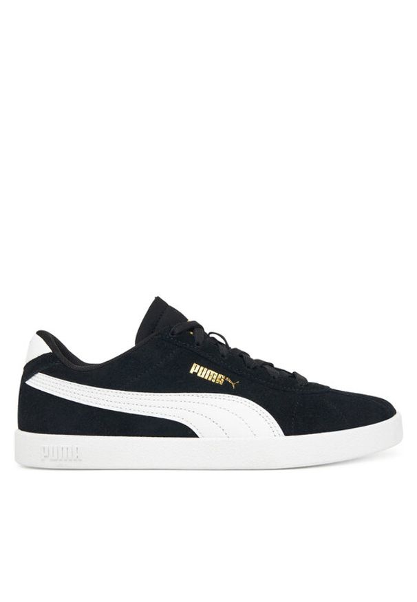 Puma Sneakersy Puma Club II 397444-01 Czarny. Kolor: czarny. Materiał: skóra, zamsz