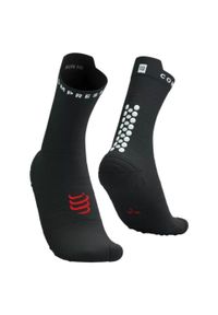 Skarpety do biegania Compressport Pro Racing Socks v4.0 Run High. Kolor: czarny. Sport: bieganie