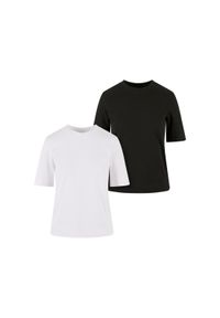 Koszulka damska Urban Classics Classy (x2). Kolor: czarny, wielokolorowy, biały #1