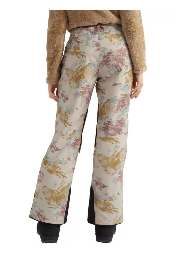 Damskie spodnie narciarskie O'Neill Glamour Insulated. Kolor: wielokolorowy. Sezon: zima. Sport: narciarstwo