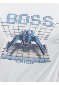 BOSS T-Shirt Teenter 50503551 Biały Regular Fit. Kolor: biały. Materiał: bawełna #5