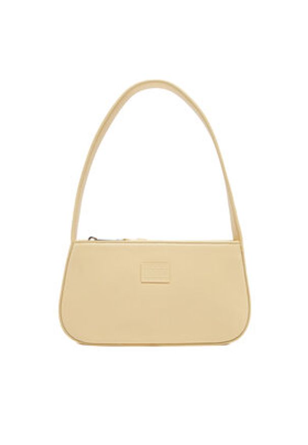Tommy Jeans Torebka Tjw Ess Must Shoulder Bag AW0AW16966 Żółty. Kolor: żółty. Materiał: skórzane
