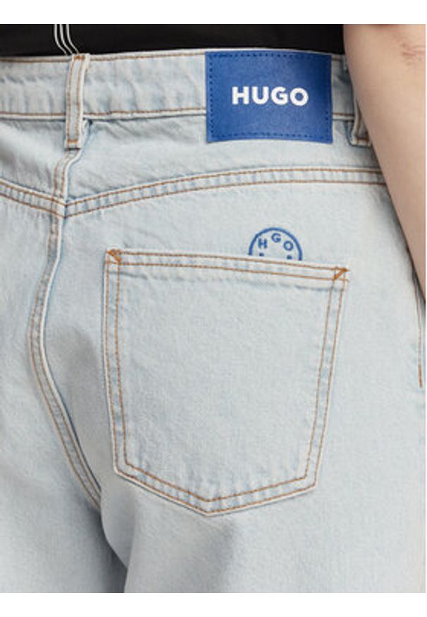 Hugo - HUGO Jeansy Leni_B 50535097 Niebieski jasny Relaxed Fit. Kolor: niebieski