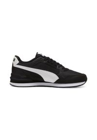 Buty do chodzenia męskie Puma ST Runner v4 NL Black White. Materiał: skóra, zamsz. Szerokość cholewki: normalna. Sport: turystyka piesza