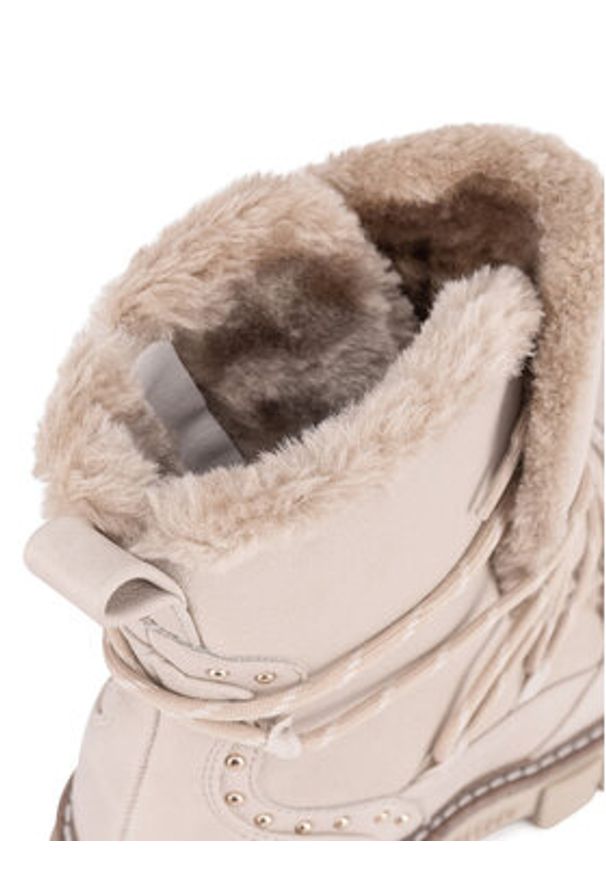 Mustang Trzewiki 1447-601 Beżowy. Kolor: beżowy. Materiał: materiał