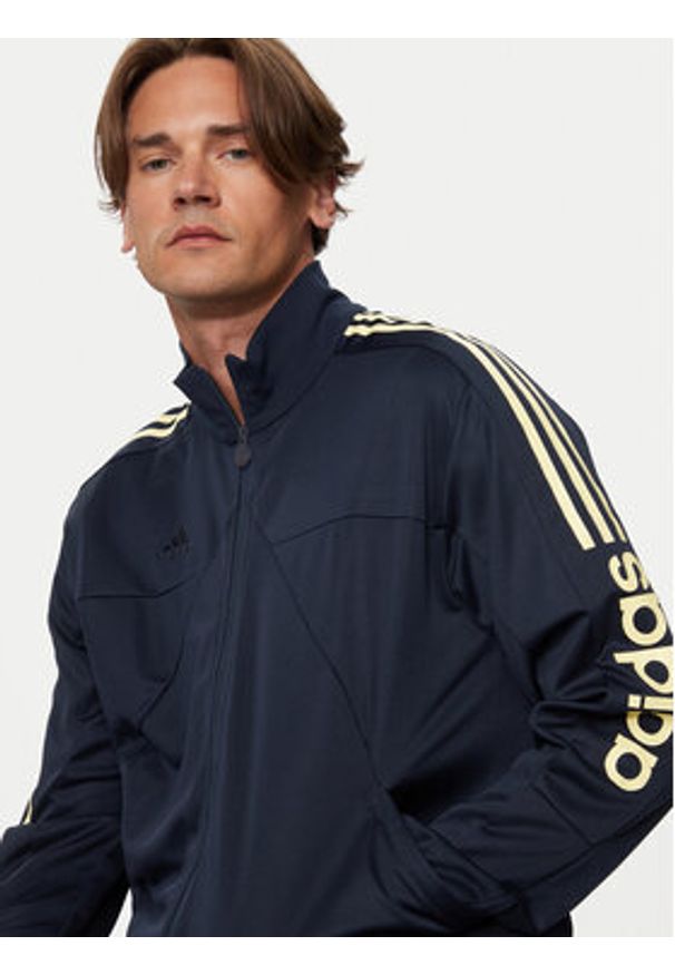 Adidas - adidas Bluza Tiro Wordmark IW5995 Granatowy Regular Fit. Kolor: niebieski. Materiał: syntetyk