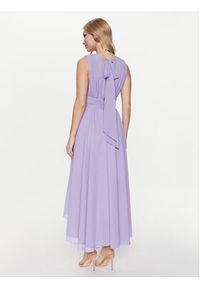 ViCOLO Sukienka koktajlowa TE0064 Fioletowy Regular Fit. Kolor: fioletowy. Materiał: syntetyk. Styl: wizytowy #3