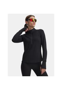 Longsleeve do biegania damski Under Armour Launch Pro Half Zip. Kolor: czarny. Długość rękawa: długi rękaw. Sport: bieganie #1