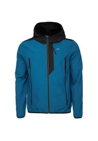 ALPINE PRO - Męska Kurtka Softshell Ursun 2XL Niebiesko/Czarna. Kolor: niebieski. Materiał: elastan, poliester. Sport: turystyka piesza