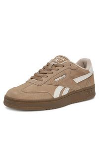 Reebok Sneakersy FORTE LOUNGER DOUBLE UP AR30255WTCC Brązowy. Kolor: brązowy. Materiał: zamsz, skóra #5
