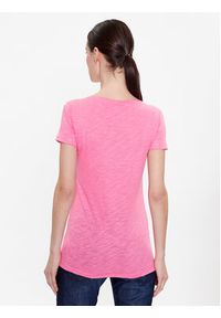 Sisley T-Shirt 3TNHL11A2 Różowy Regular Fit. Kolor: różowy. Materiał: bawełna #2