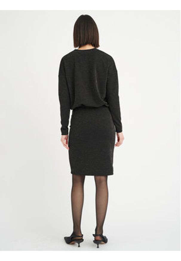 InWear Sukienka codzienna Olla 30107782 Czarny Regular Fit. Okazja: na co dzień. Kolor: czarny. Materiał: syntetyk. Typ sukienki: proste. Styl: casual