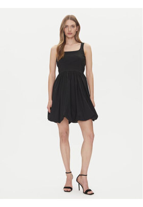 JDY Sukienka letnia Mio 15350930 Czarny Regular Fit. Kolor: czarny. Materiał: bawełna. Sezon: lato