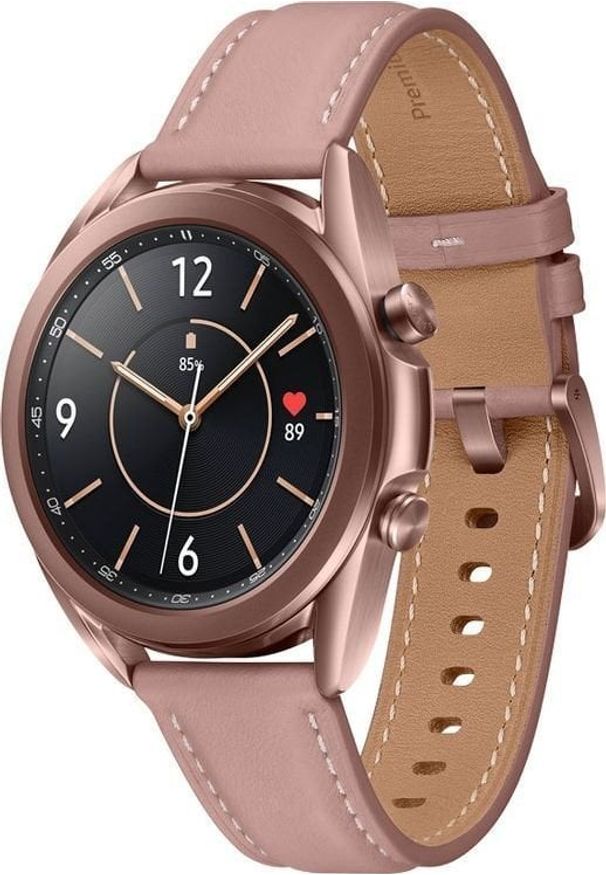 SAMSUNG - Smartwatch Samsung Galaxy Watch 3 Mystic Bronze 41mm LTE Brązowy (SM-R855FZDDEUB). Rodzaj zegarka: smartwatch. Kolor: brązowy