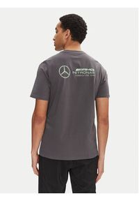 Adidas - adidas T-Shirt Mercedes - AMG Petronas Formula One Team Premium JY3032 Szary Regular Fit. Kolor: szary. Materiał: bawełna #3