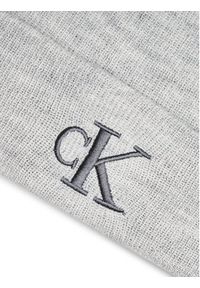 Calvin Klein Jeans Czapka Monogram Embro K60K612319 Szary. Kolor: szary. Materiał: poliester, materiał #3