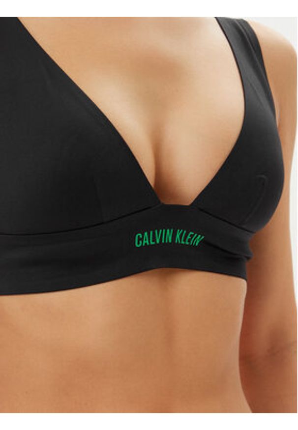 Calvin Klein Swimwear Góra od bikini KW0KW02890 Czarny. Kolor: czarny. Materiał: syntetyk