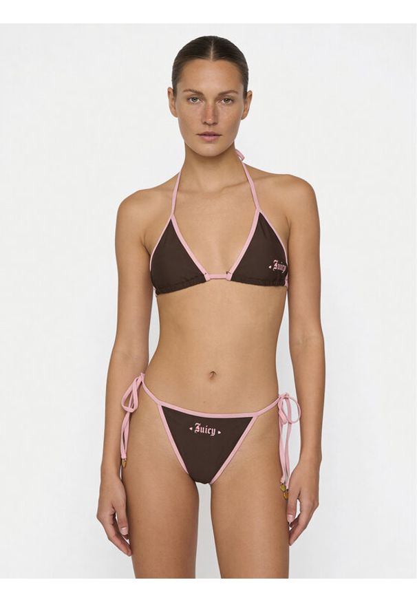 Juicy Couture Bikini Taihiti JCITS126201 Brązowy. Kolor: brązowy. Materiał: syntetyk