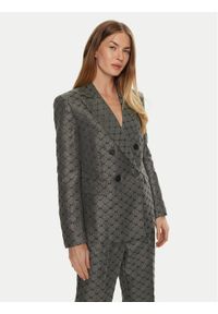 LOLA CASADEMUNT Marynarka MF2402003 Szary Regular Fit. Kolor: szary. Materiał: syntetyk #1