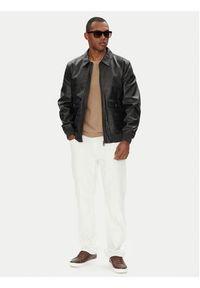 Guess Kurtka z imitacji skóry M5YL01 WGUC0 Czarny Regular Fit. Kolor: czarny. Materiał: syntetyk #2